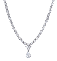 Collier Comete Femme Sposa Glamour in Argent Zircone GLA 265
